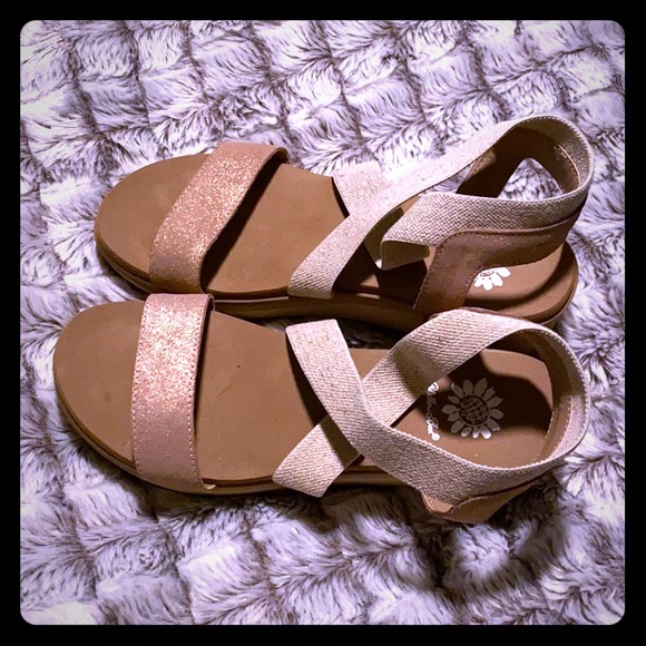 Yellow Box Shoes - Sandals Yellow Box Rose Gold Janalee Wedge